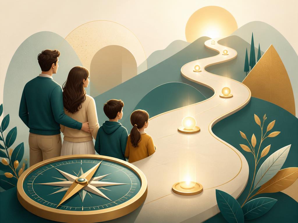 A family receiving personalised financial next steps